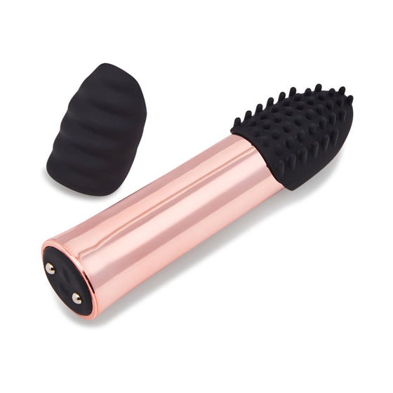 Nu Sensuelle Point Plus 20 Function Bullet with Sleeves - Rose Gold