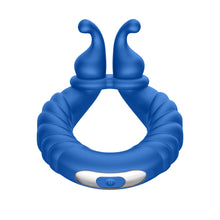  FORTO F-24 Textured Vibrating C-Ring - Blue