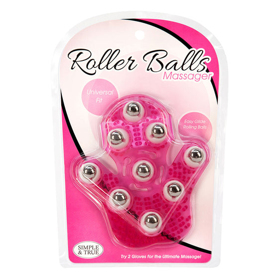 Simple & True Roller Balls Massager - Pink