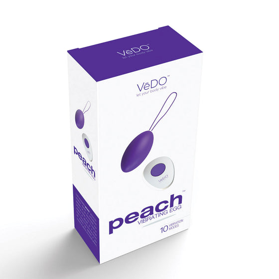 VeDO Peach Rechargeable Egg  - Indigo