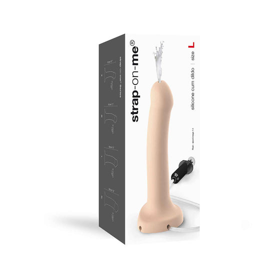 Strap-on-Me Silicone Cum Dildo Vanilla